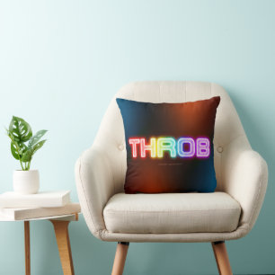 Coussin Dégradé arc-en-ciel vibrant de SlipperyJoe's en le