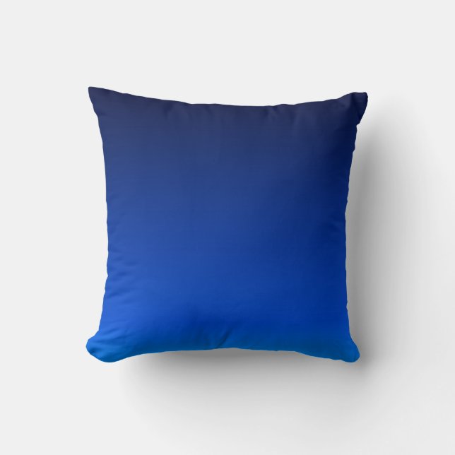 Coussin dégradé bleu marine (Recto)