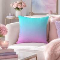 Dégradé de couleurs de sirène violet rose aqua omb