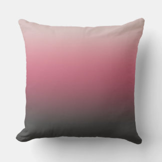Coussin Dégradé de crème légère rose gris ombré