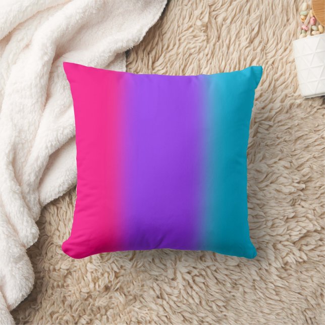 Coussin Dégradé de Fierté Androgyne - Cadeau pour les pers (Couverture)