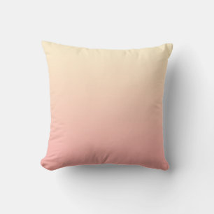 Coussin Dégradé jaune clair et rose