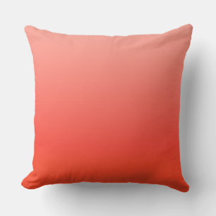 Coussin dégradé orange et orange