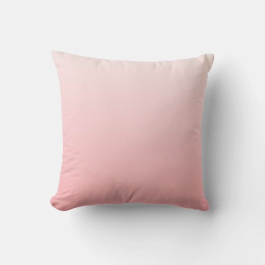 Coussin dégradé rose doux (Recto)