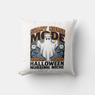 Coussin Déguisement de nurse effrayant Halloween Ghost Nur