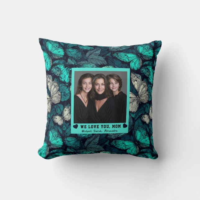 Coussin Déguisement papillon Camo  Belle-mère Mère Décor e (Recto)