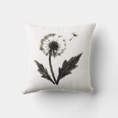 Coussin Délabré de pissenlit – Conception de la nature au (Verso)