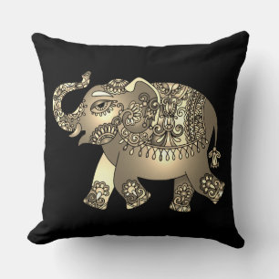 coussin d'éléphant ornemental