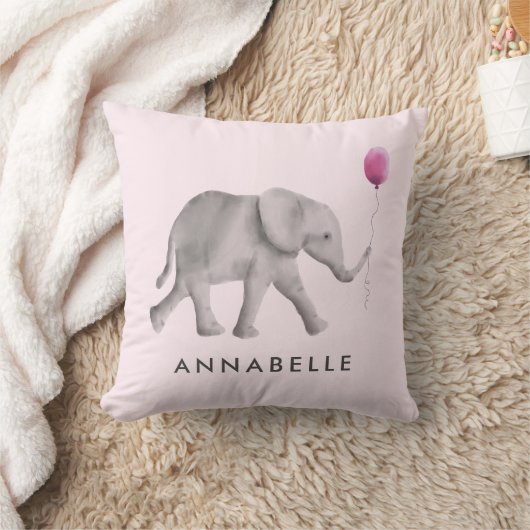 Coussin d'éléphant pour bébé pour chambre d'enfant (Couverture)