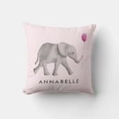 Coussin d'éléphant pour bébé pour chambre d'enfant (Recto)