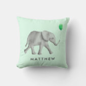 Coussin d'éléphant pour bébé pour chambre d'enfant (Recto)