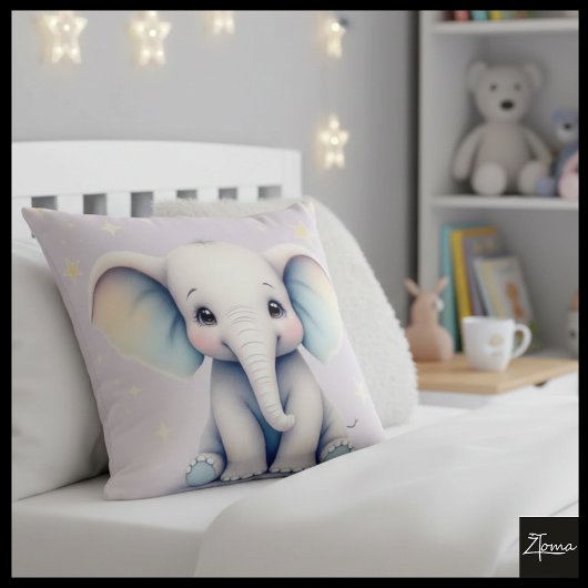Coussin d'éléphant Starry Snuggle