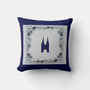 Coussin Delft blue tile Eastern Gate dans Delft