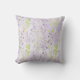 Coussin Délicieux Fleurs sauvages violets