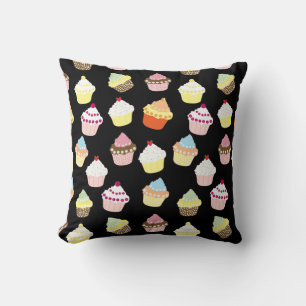 Coussin Délicieux gâteaux d'anniversaire décorés Jeu d