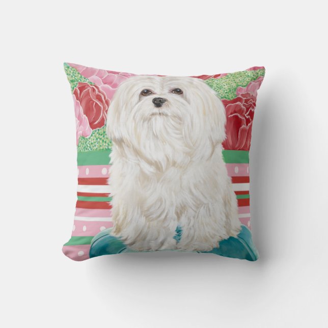 Coussin Della Rose Maltese (Recto)