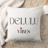 Coussin Delulu Vibes, Fun Aesthetic Home Décor (Couverture)