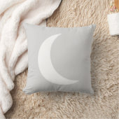 Coussin Demi-Lune Blanc & Gris (Couverture)