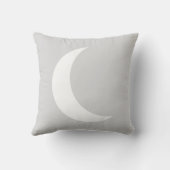Coussin Demi-Lune Blanc & Gris (Verso)