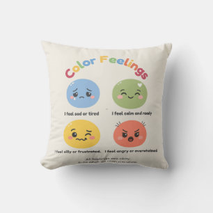 Coussin d'Émotions Colorées™ – Émotions Enfantines