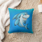 Coussin d'enfants de requin de bande dessinée (Couverture)