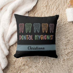 Coussin Dentaire personnalisé Hygiéniste dents Empreintes