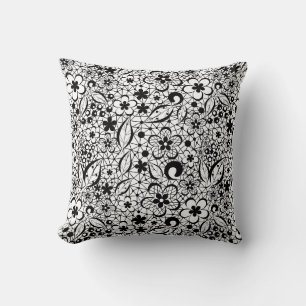 Coussin Dentelle noire