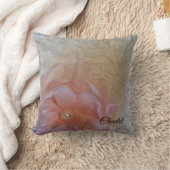 Coussin Dentelle Romantique et Rose Rose (Couverture)