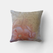 Coussin Dentelle Romantique et Rose Rose (Verso)