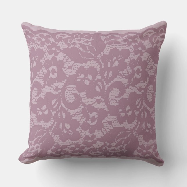 Coussin Dentelle violette (Recto)