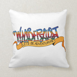 Coussin d'envie de voyager
