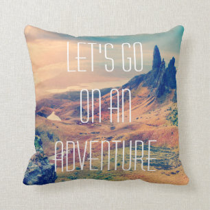 Coussin d'envie de voyager