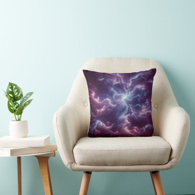 Coussin Dépeindre un Art numérique Motif nébuleux et éthér (Chaise)
