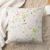 Coussin déploiement de motif floral (Couverture)