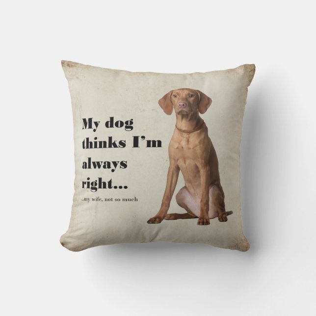Coussin d'épouse de Vizsla v (Recto)