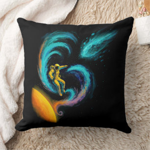 Coussin Dérive cosmique : Voyage à travers une nébuleuse t