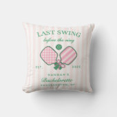 Coussin Dernier balancement avant le week-end de picklebal (Recto)