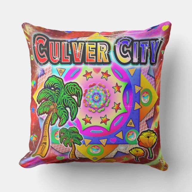 Coussin des amis tropicaux de Culver City (Recto)