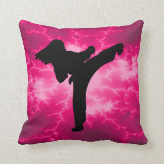 Coussin des Arts martiaux Pink Lightning