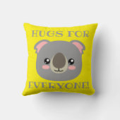Coussin Des câlins pour tout le monde ! (Verso)