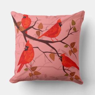 Coussin des Cardinaux rouges
