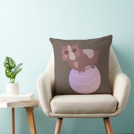 Coussin Des cochons de Guinée mignons en exercice (Chaise)