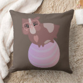 Coussin Des cochons de Guinée mignons en exercice (Couverture)