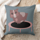 Coussin Des cochons de Guinée mignons en exercice (Couverture)