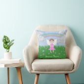Coussin des enfants poilus roses (Chaise)
