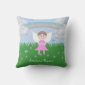 Coussin des enfants poilus roses (Verso)