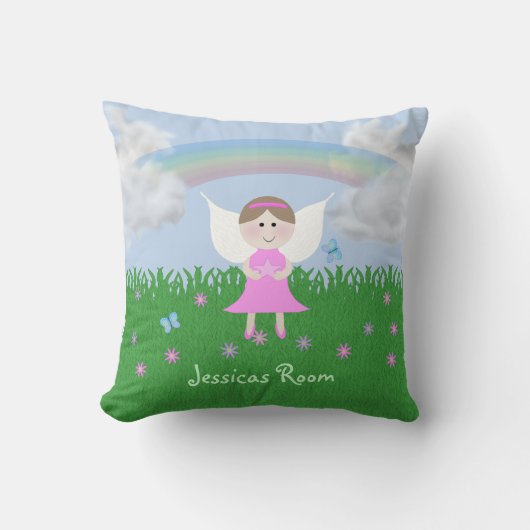 Coussin des enfants poilus roses (Recto)