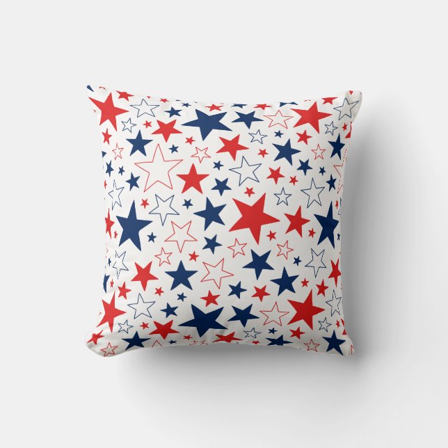 Coussin des étoiles patriotiques (Recto)