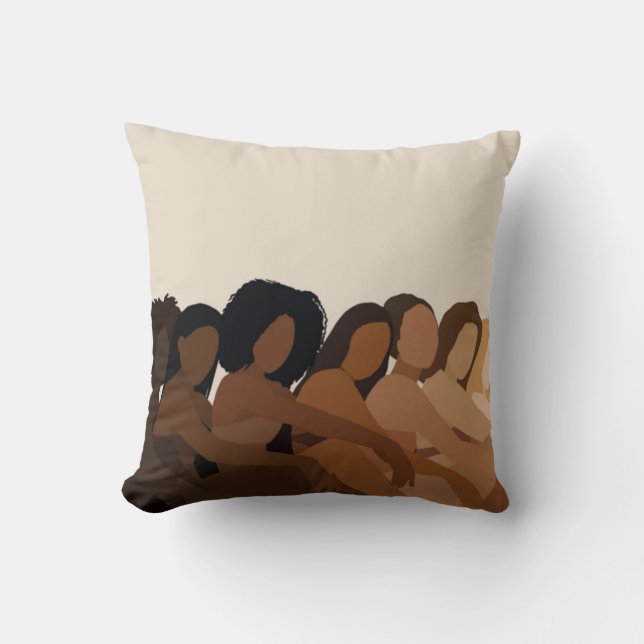 Coussin des femmes mélanées (Recto)