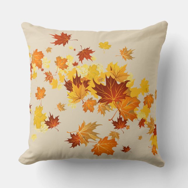Coussin des feuilles automnales (Recto)